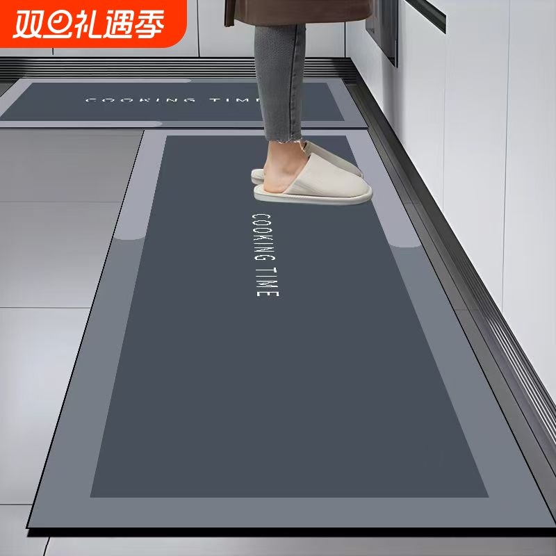 硅藻泥厨房地垫防滑防油吸水