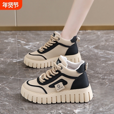 高帮棉鞋女加厚加绒保暖秋冬季女