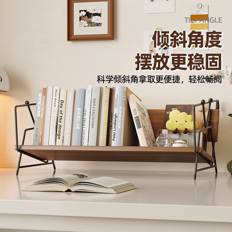 创意桌面书架学生桌面置物架卧室床头客厅飘窗书柜儿童收纳绘本架