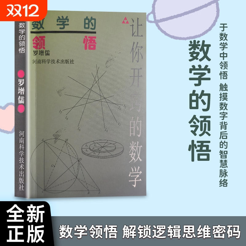 全新正版 数学的领悟 让你开窍的数学 罗增儒著 不止会做题 数学的深层领悟如何打开你的思路