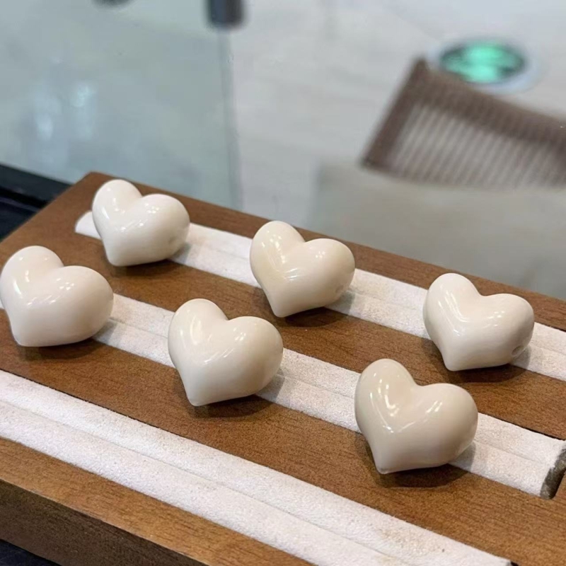 新品象牙果屁桃爱心文玩手串配件配饰手链饰品挂件DIYdiy配件手工