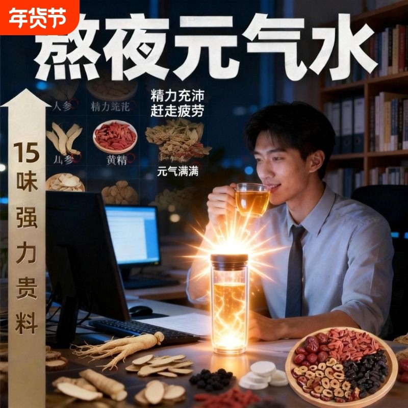 红黑枸杞桑葚茶茶包黑枸杞红枸杞桑葚组合茶男女熬夜养生茶