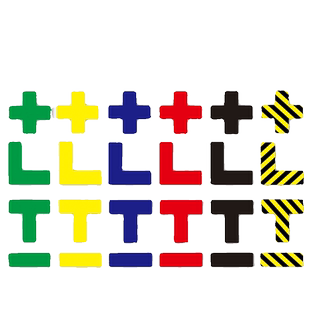 l型定位贴5s地面标识贴t型四角定位6s车间区域定置标识管理物品定制防水价格请勿分类注意回来墙面检查桌面