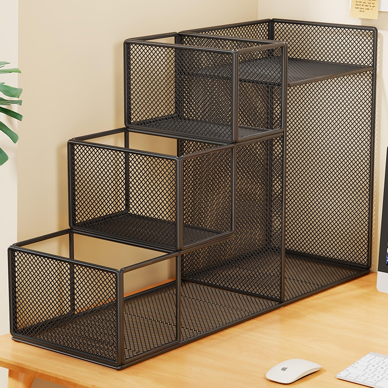 书架桌面置物架办公桌上收纳架