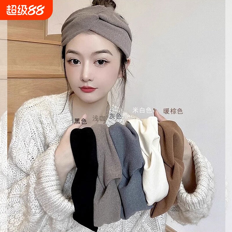 孕妇产后月子帽时尚做月子宽松发带头巾防风寒护额头春秋产妇帽子