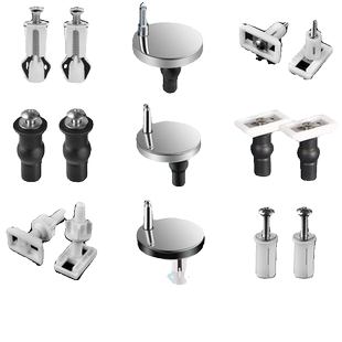 马桶盖配件固定螺栓卡扣螺丝坐便器盖板膨胀老式盖子大全零件通用