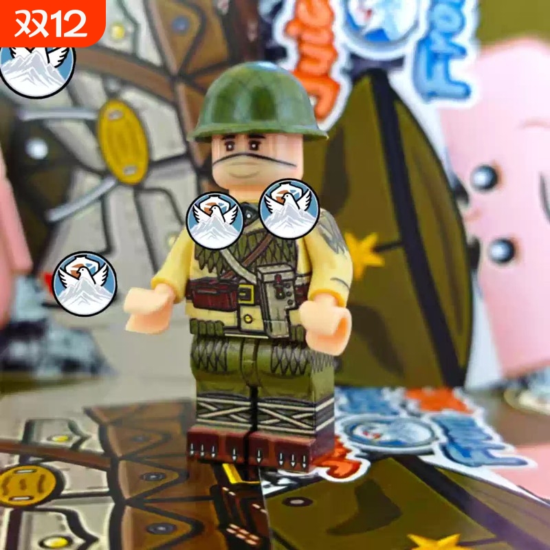 屿果brick太平洋国素uv六面印刷玩具小人