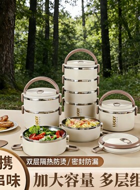 不锈钢饭盒学生上班族便携便当盒