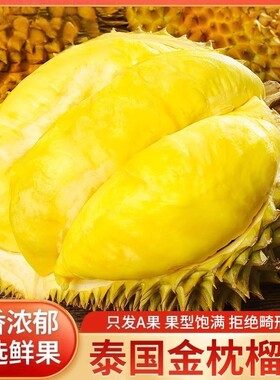 进口泰国金枕榴莲鲜果巴掌大当季