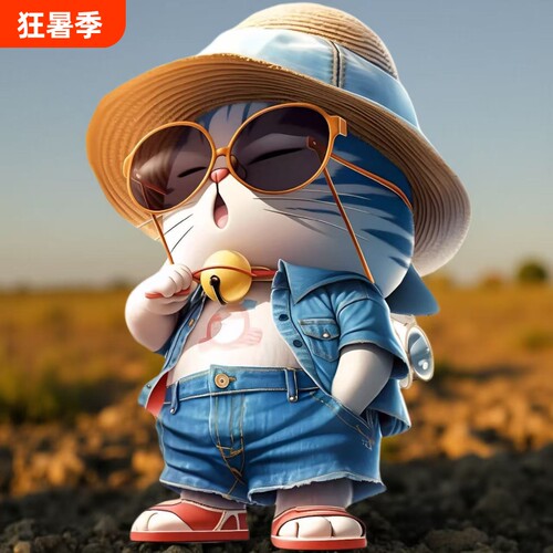 哆啦A梦PVC装饰防水创意休闲贴纸