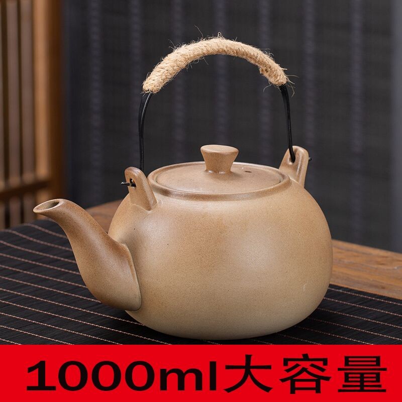 粗陶仿古围炉煮茶壶陶瓷家用烧水电陶壶温茶壶泡茶器功夫茶具茶炭