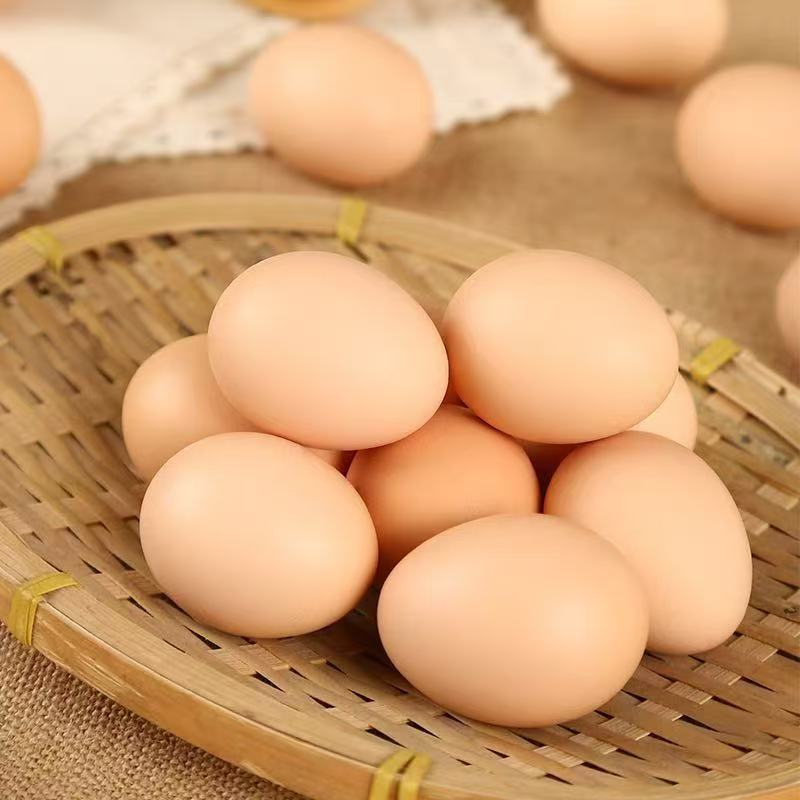 涢安鲜鸡蛋50枚40克新鲜农村农家散养鲜鸡蛋笨鸡蛋土鸡蛋
