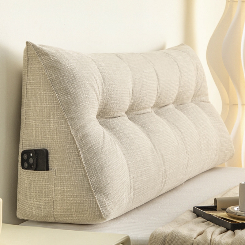 可拆洗三角床头靠垫床上靠枕大靠背护腰软包榻榻米卧室双人沙发