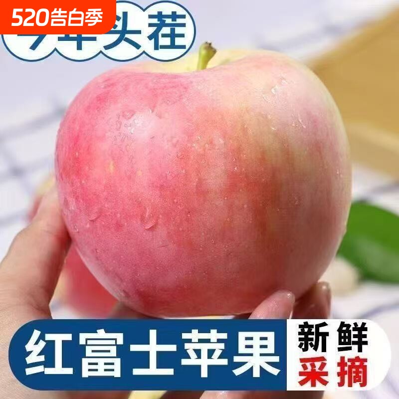 优质临沂苹果脆甜山东苹果一级红富士苹果新鲜苹果水果批发整箱