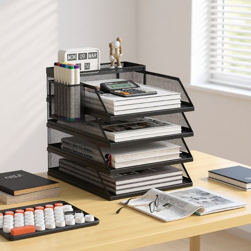 漪语金属桌面文件架档案资料架