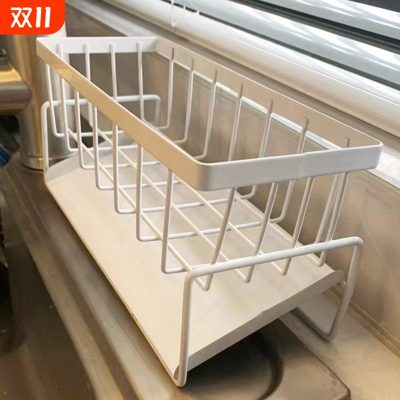 厨房窄边沥水架收纳|万人收藏