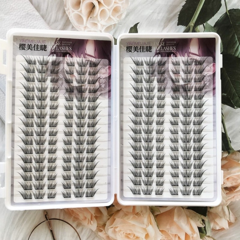 大容量粘胶款龙女睫毛书新款柔软自然仿真上镜款放大双眼假睫毛