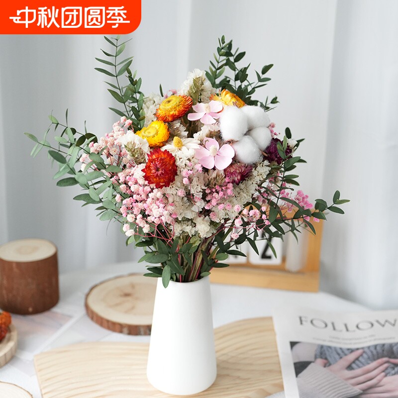 尤加利叶永生花束|超4000次加购图片