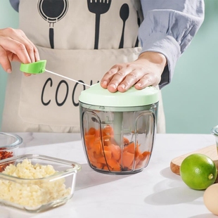 拉蒜器捣蒜器便携可爱蒜泥器打蒜器厨房料理工具多功能手动绞肉机