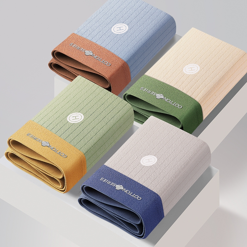 俞兆林内裤男士平角四角短裤头纯棉裆男款底裤衩男生四季多规格