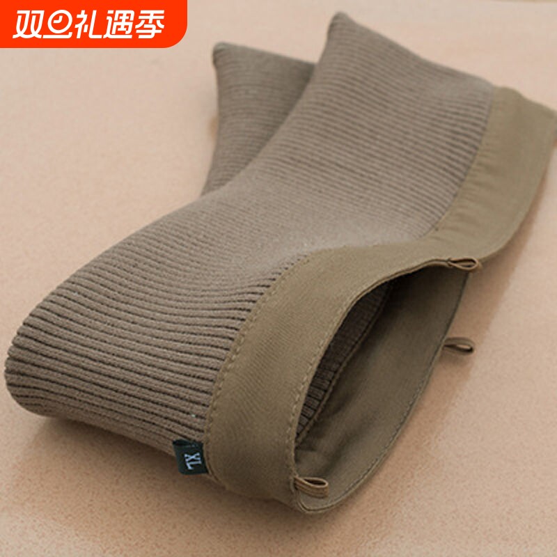 假领子冬厚羽绒服棉衣纯棉针织粗螺纹护领外套可拆洗防脏包领送扣