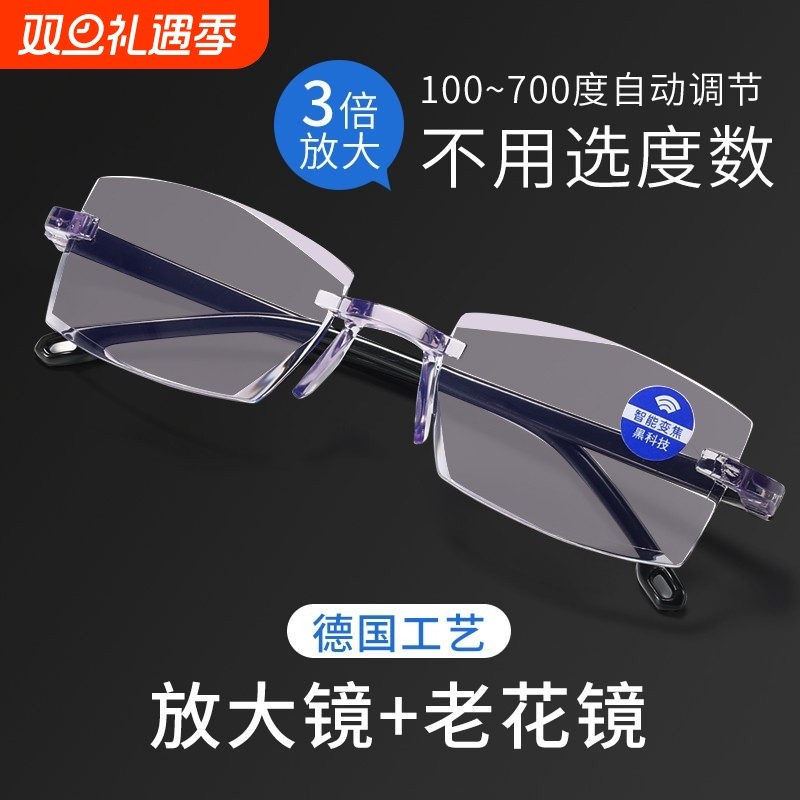 新款智能变焦老花镜|千人加购