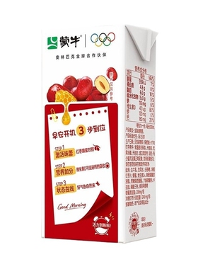 蒙牛早餐奶 200ml*12盒红枣味