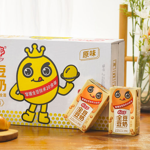 TK 6点半豆奶250mLx24盒装低脂营养早餐奶植物奶蛋白饮品