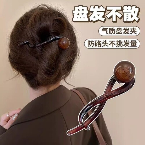 复古大气一字抓夹女|千人回购