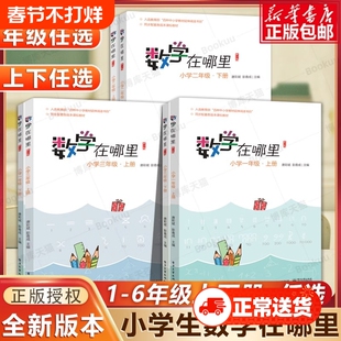 官方正版数学在哪里一1二2三3四4五5六6年级上下册修订版数学阅读知识学习教材延伸小学生课外书籍辅导思维训练书店同步唐彩斌