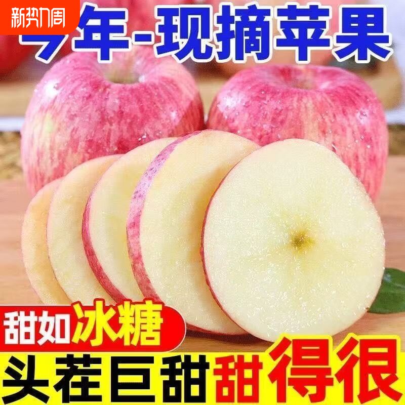 正宗运城丑苹果红富士产地冰糖新鲜当季水果当季脆孕妇整箱批发