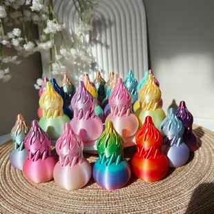 3d打印旋转葫芦7cm玩具二合一拼接创意玩具解压益智休闲堆堆乐