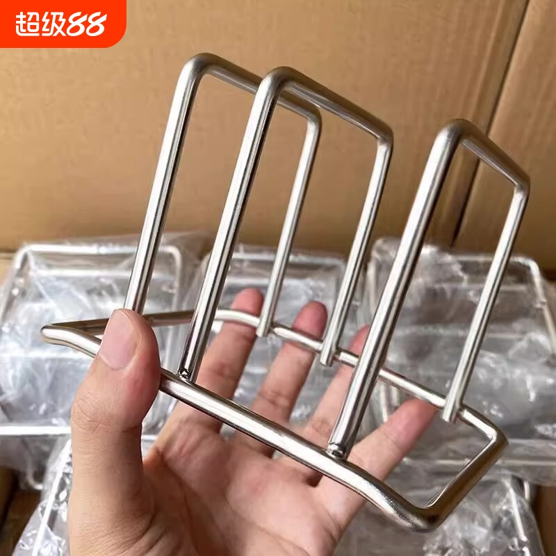 特粗不锈钢锅盖菜板置物架厨房多功能收纳架案板钢台面砧板放置架图片