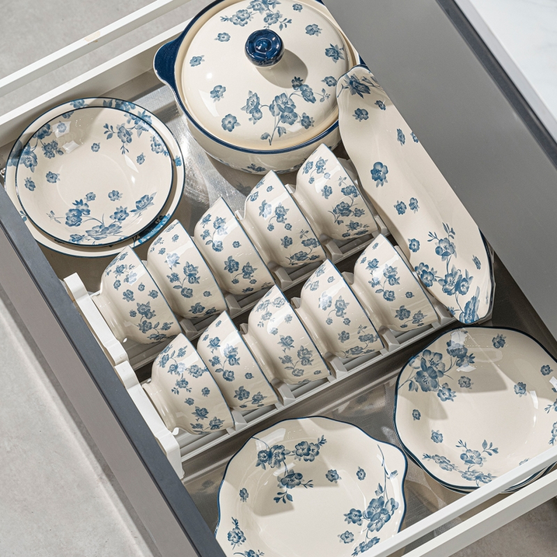 碗碟套装家用2025新款景德镇日式陶瓷碗盘碗筷盘子乔迁餐具高温