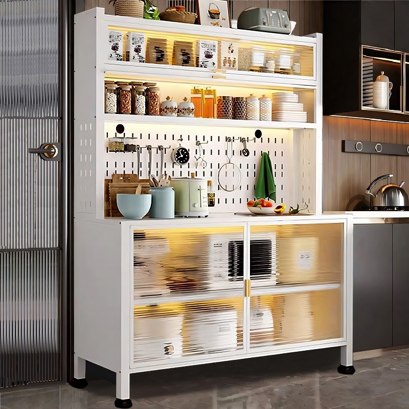 厨房置物架餐边储物柜落地多层烤箱微波炉锅电器多功能收纳橱柜子