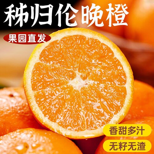 正宗伦晚脐橙鲜甜多汁产地直发