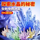 水晶种植儿童科学实验套装 亲子化学实验生长结晶原理便宜火山生物