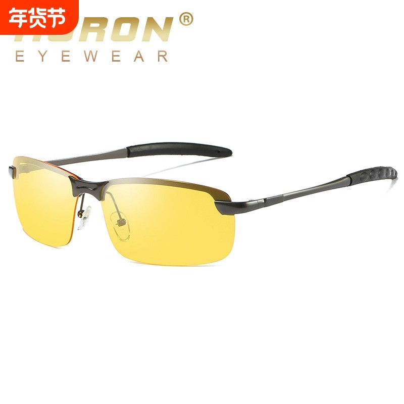 夜视镜开车专用司机用夜视眼镜晚上防眩光夜光偏光驾驶镜3043