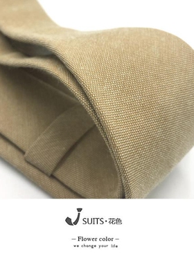 6公分 男女日系复古英伦杏色咖色绿色纯色休闲格子上班结婚领带
