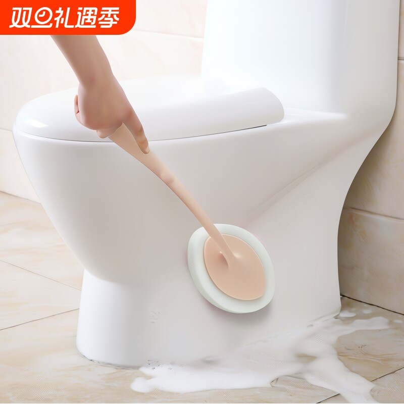 长柄海绵刷卫生间浴缸刷刷子浴室清洁地板刷厨房海绵擦清洁刷百洁