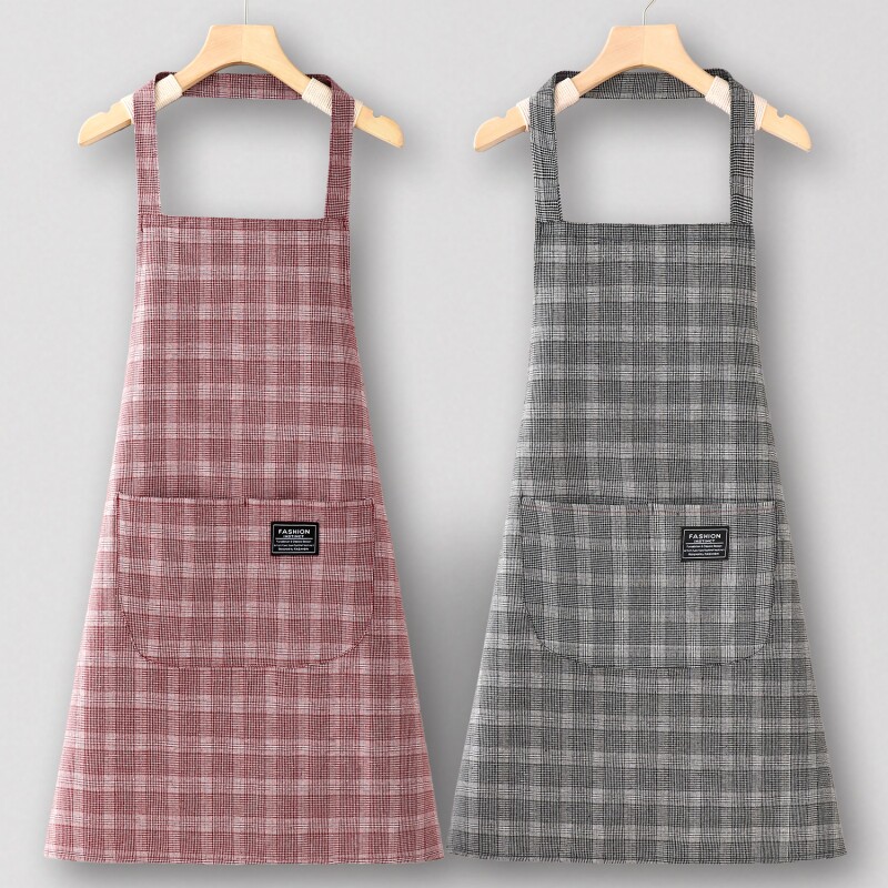 炒菜围裙厨房家用纯棉卓衣工作服女餐饮上班专用漂亮2025新款做饭