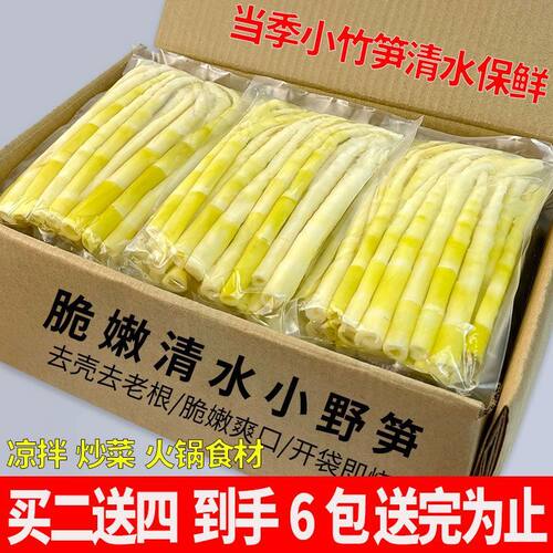 野生竹笋江西高山笋尖新鲜春笋清水笋子涮火锅食材批发嫩笋泡椒