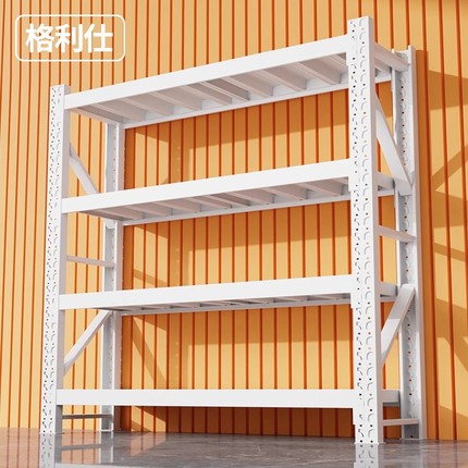 仓储重型货架多层置物架仓库落地加厚家用超市铁架子承重超强移动