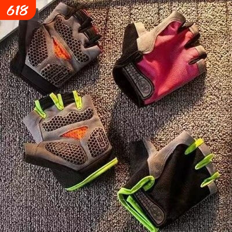 半指手套女男运动健身防滑夏季透气骑行霹雳开车钓鱼耐磨关节轻薄
