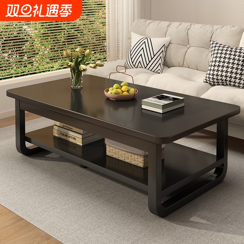 岩板茶几意式客厅家用创意