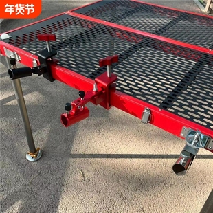 钓台配件铝合金钓台炮台座不锈钢钓台伞架渔具配件升级款防锈