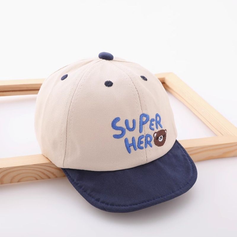 婴儿帽子春秋薄款鸭舌帽男女孩棒球帽新款遮阳帽软檐帽子儿童