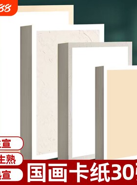 生宣安徽空白国画书法宣纸卡纸