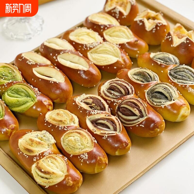 碱水面包奶酪抹茶巧克力棒早餐代餐法棍饱腹宿舍零食整箱红豆紫薯