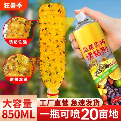 果蝇诱粘剂果园杀昆虫药诱捕剂